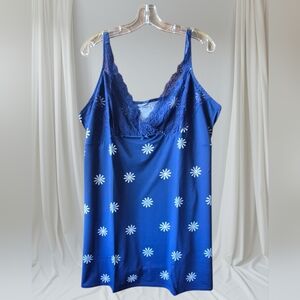 Avenue Midblue Chemise Plus Size Plus Size 2X NEW